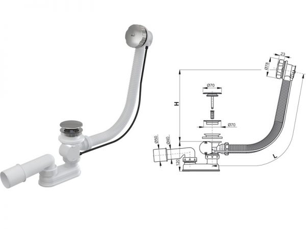 Sifon kade - Слика 1