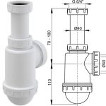 Sifon za sudoperu 6:4″