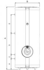 Elektricni samostojeci 500l