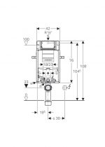 Geberit Kombifix ugradni element 110.367.00.5 - Слика 2