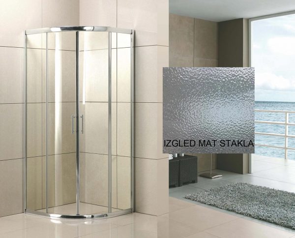 Kerasan Polukružni Tuš paravan S353 - Слика 5