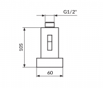 Tuš ručica PTR389-3 - Слика 2