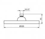 Tuš ruža PTRUSP8 - Слика 2