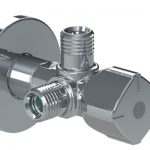 Twin mac-kombinovani ugaoni ventil CQ4102-1/2-3/8-3/8