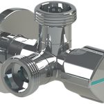 Twin mac-kombinovani ugaoni ventil CQ4107-1/2-3/4-3/4