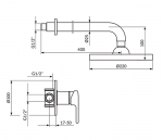 Rosan B/2 baterija za tuš JB31101 - Слика 2