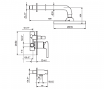 Rosan B/2 baterija za tuš kadu JB31601 - Слика 2