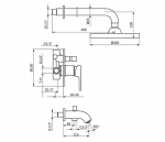Rosan B/2 baterija za tuš kadu JB31701 - Слика 2