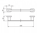 Držač peškira Mistique JM901 - Слика 2