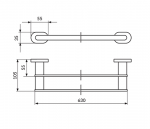 Držač peškira Mistique JM902 - Слика 2