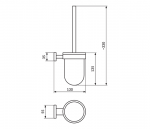 Držač WC četke Mistique JM908 - Слика 2