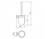 Držač WC četke Zerro JZ908 - Слика 2