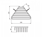 Držač sapuna Zerro JZ915 - Слика 2