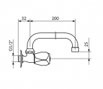 Rosan Ventil Sanitary KLasik Fumme AF52U200 - Слика 2