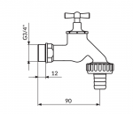 Rosan baštenski ventil A03034 - Слика 2