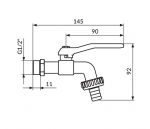 Rosan baštenski ventil A560012 - Слика 2