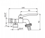 Rosan baštenski ventil A570012 - Слика 2