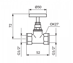 Rosan Ventil Propusni A12012 - Слика 2
