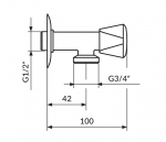 Rosan Ventil za veš mašinu A59L034 - Слика 2