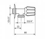 Rosan Ventil za veš mašinu AF590034 - Слика 2