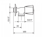 Rosan Ventil za veš mašinu AK591034 - Слика 2