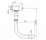 Rosan Ventil WC ispirači A95134 - Слика 2