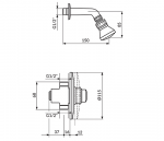 Rosan ventil dugme A76007E - Слика 2