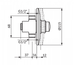 Rosan ventil dugme A76005 - Слика 2