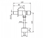 Rosan ventil dugme A76104 - Слика 2