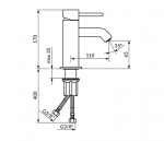 Rosan Dark baterija za lavabo JD30101 - Слика 2