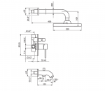 Rosan Dark baterija za tuš kadu JD31701 - Слика 2