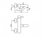Rosan Dark baterija za kadu JD33101 - Слика 2