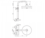 Rosan Dark baterija za kadu JD37252 - Слика 2
