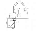 Rosan Dark baterija za sudoperu JD38101 - Слика 2