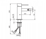 Rosan Dark baterija za bide JD39101 - Слика 2
