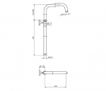 Tuš konzola PUT122234 - Слика 2