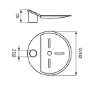 Držač za sapun PDTS22 - Слика 2