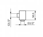 Zidni priključak za tuš crevo STOLZ PRGC11 - Слика 3