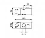 Držač tuša PDTK22 - Слика 2