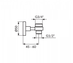 Držač konzole za zid PUTKDR2 - Слика 2