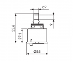 Keramički mešač PKM35A - Слика 2