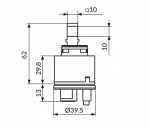 Keramički mešač sa nožicom PKM40B - Слика 2