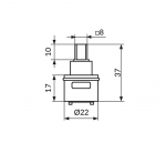 Keramički prebacivač PKM22P - Слика 2