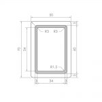 667584 Led ogledalo dimenzije
