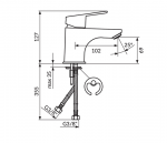 Rosan Smart Baterija za lavabo JA302001 - Slika 2