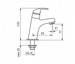 Rosan Perla Baterija za lavabo JP541001 - Слика 2