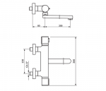 Rosan Stolz Thermo baterija za lavabo 1T32120 - Slika 2