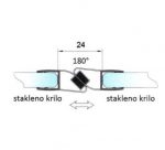 Silikonske dihtung lajsne sa magnetom za tuš kabine, SLAMAG2-PS8M - Slika 2