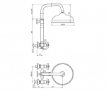 Rosan Brontee baterija za kadu NB12101 - Slika 2