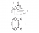 Rosan Brontee baterija za kadu NB12101 - Slika 3